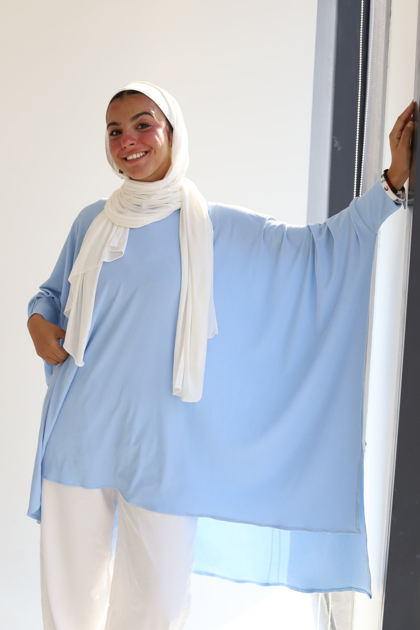 Simplicité Ribbed Blouse