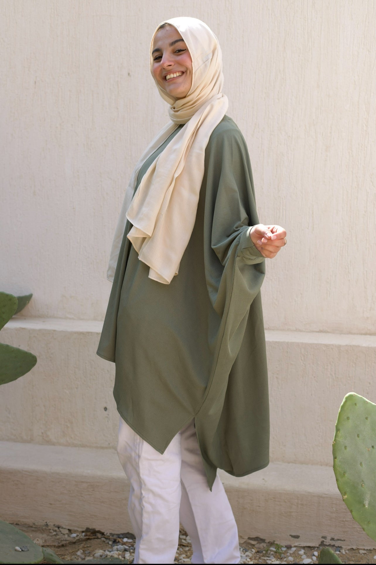 Simplicité Ribbed Blouse