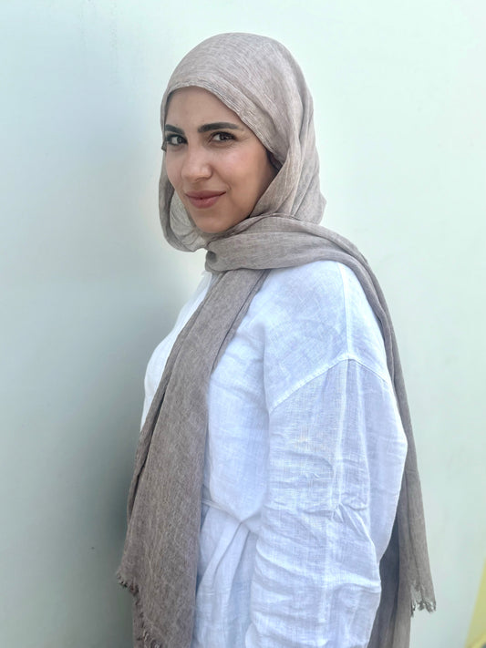 Cafe Linen Scarf