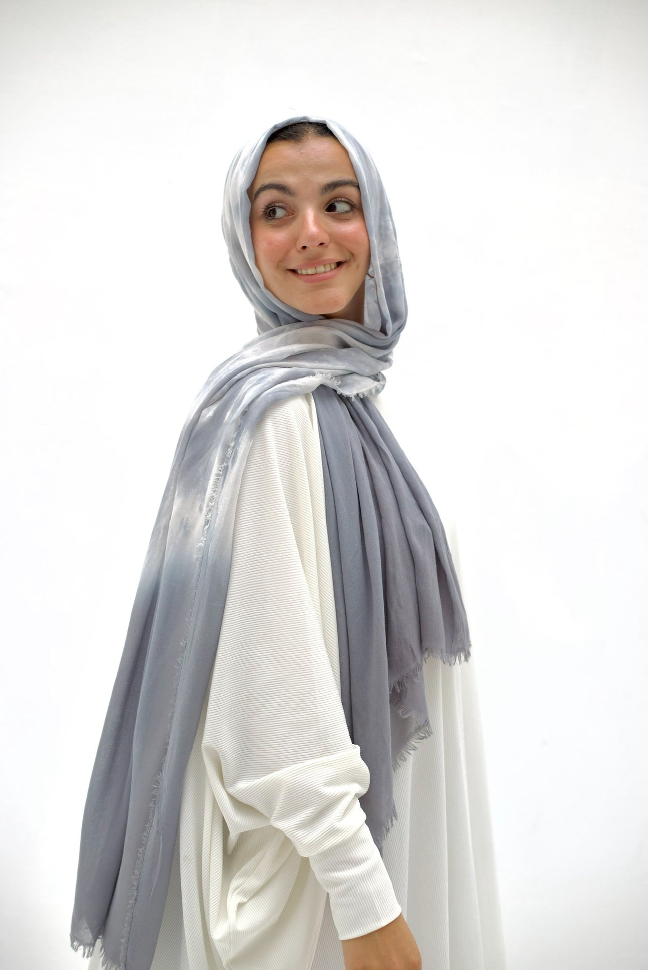 Ombre Dip-Dye Scarf