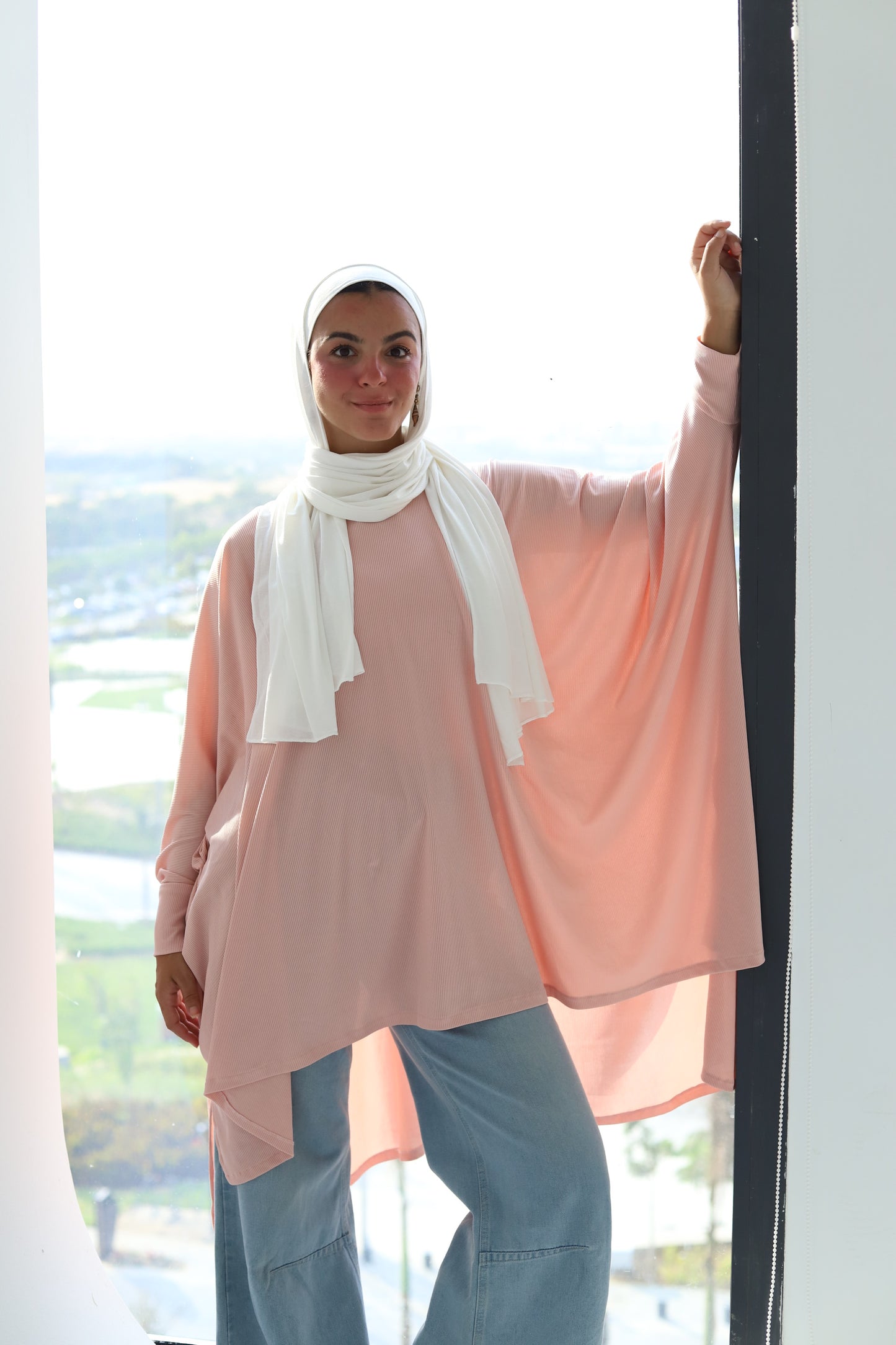 Simplicité Ribbed Blouse