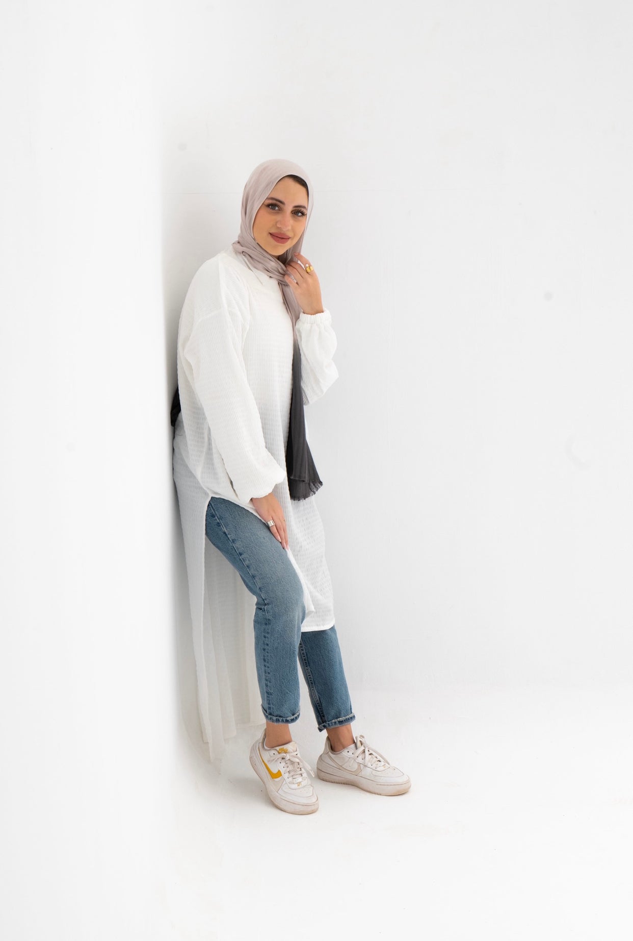 Textured Chiffon Blouse