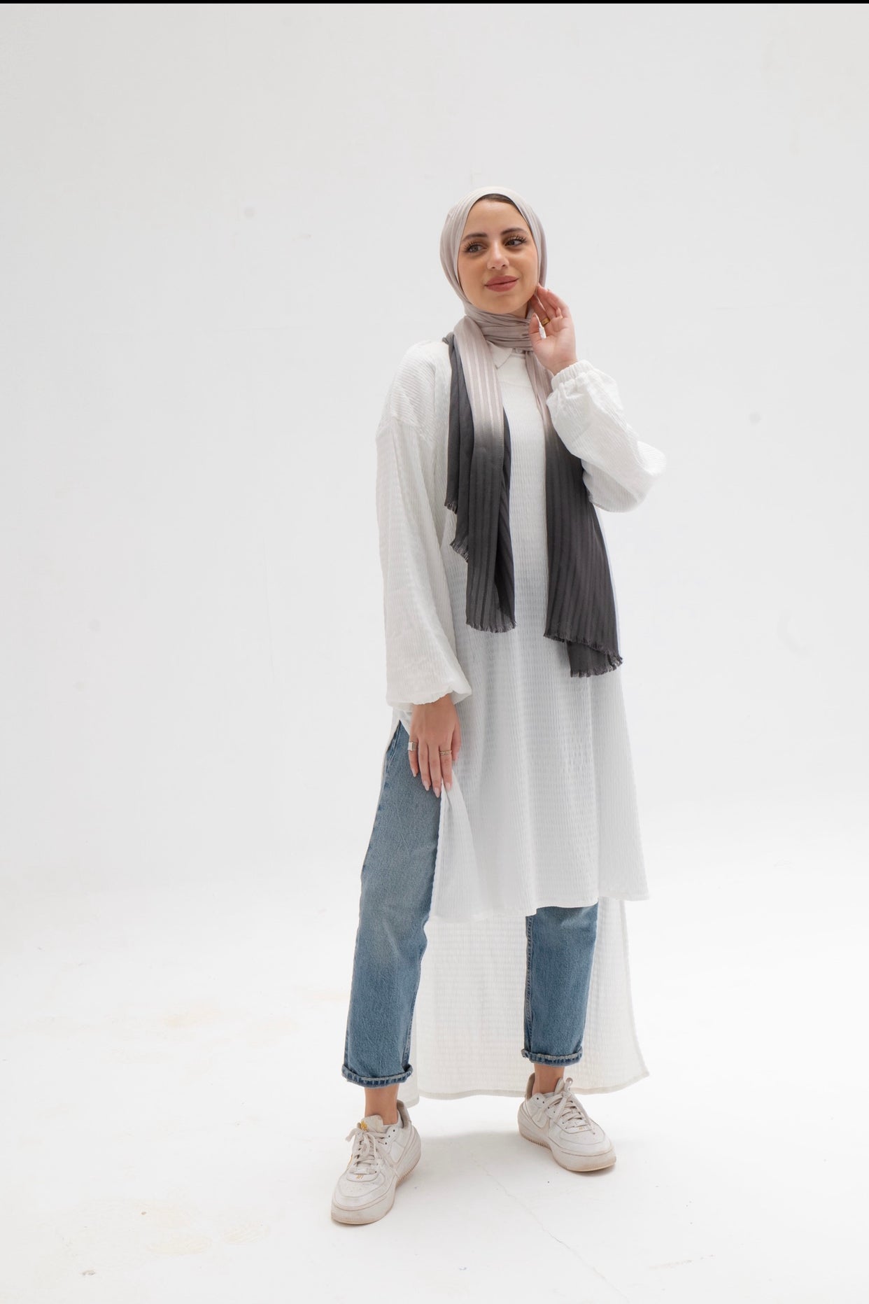 Textured Chiffon Blouse